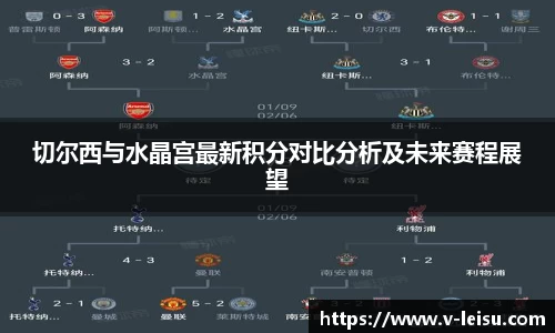切尔西与水晶宫最新积分对比分析及未来赛程展望