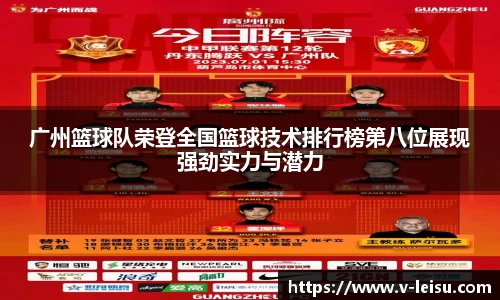 广州篮球队荣登全国篮球技术排行榜第八位展现强劲实力与潜力